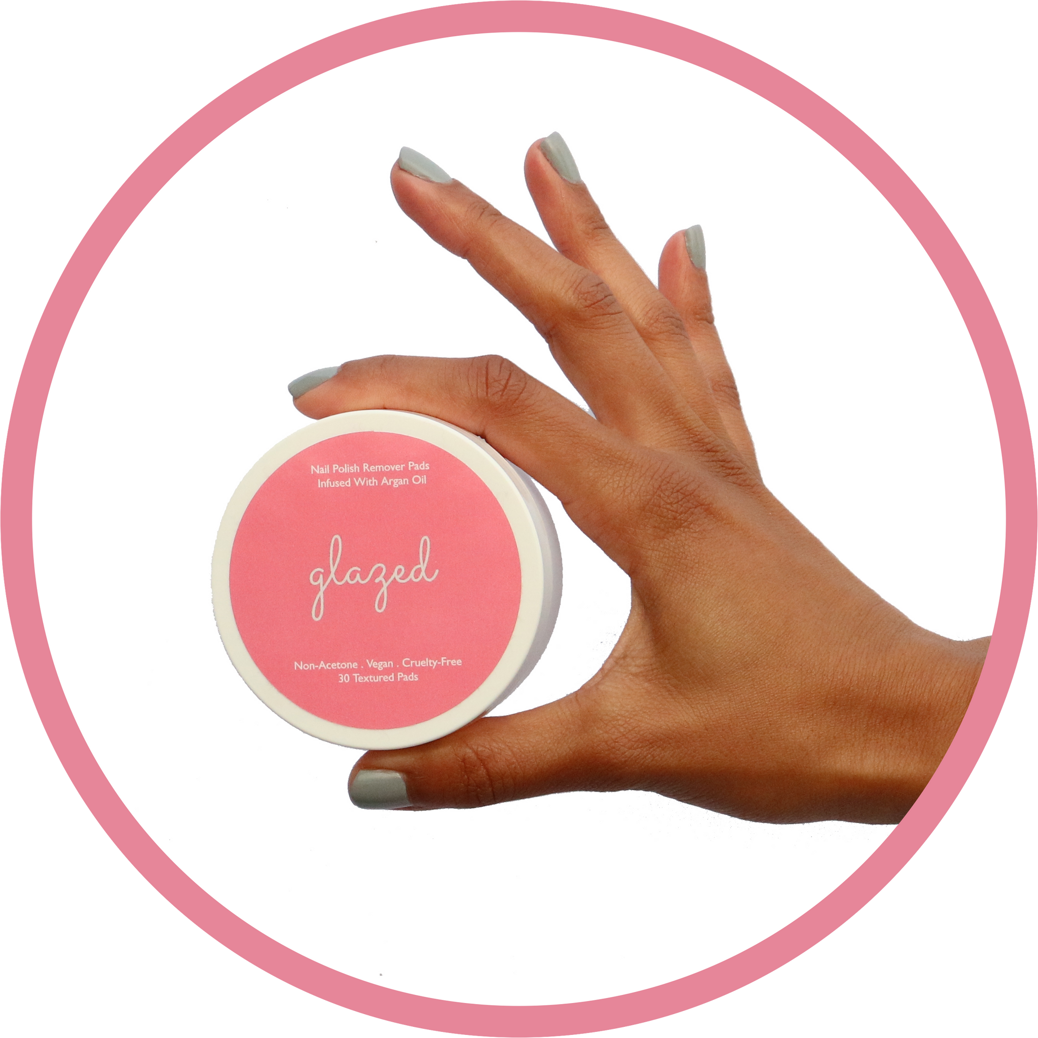Argan Oil Infused Nail Polish Remover Pads (acetone free)